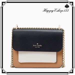 ♠️ kate spade ♠️ Remi Colorblock Flap Chain Crossbody Bag, Neutral Multi